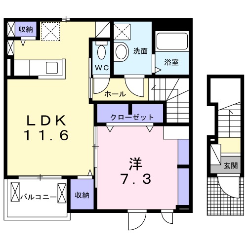 シャルムの間取り