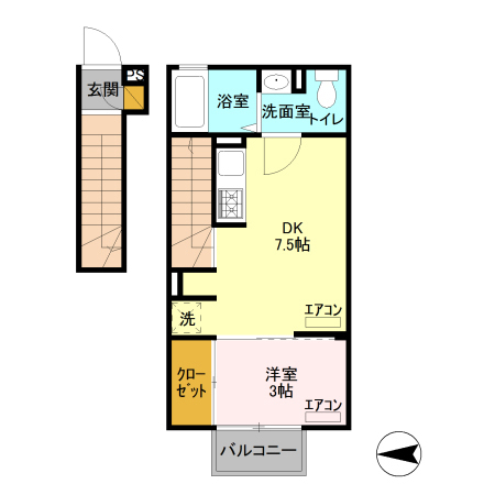 CASA芝塚MTの間取り