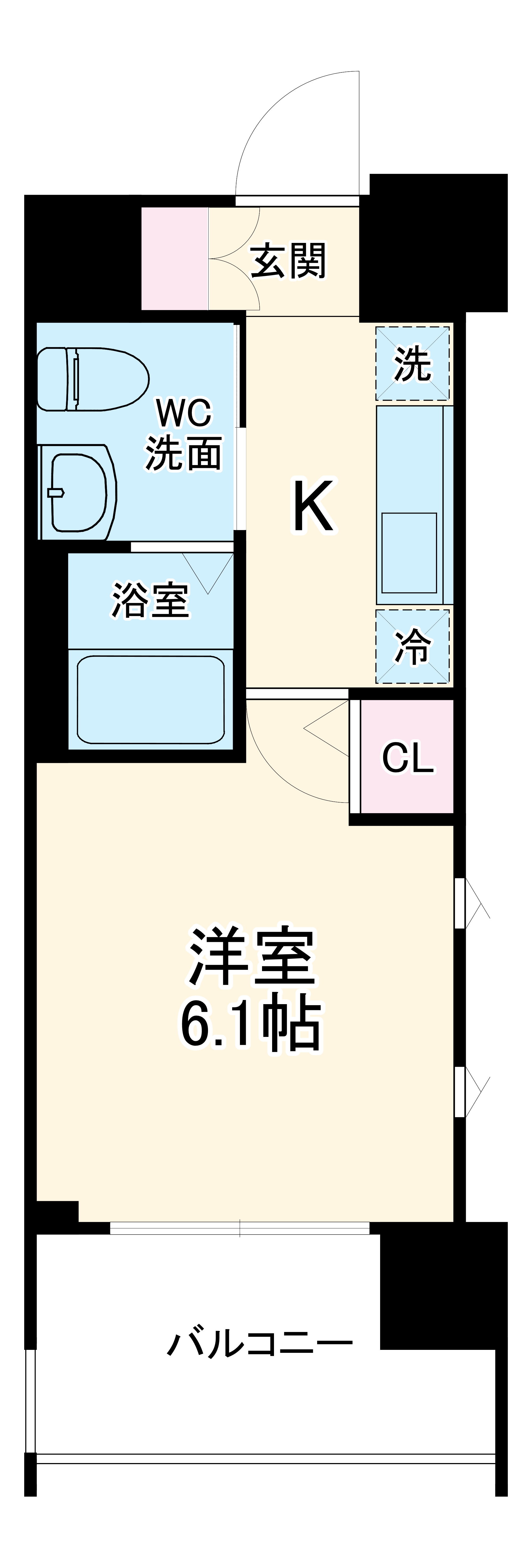 Live Casa堀田の間取り