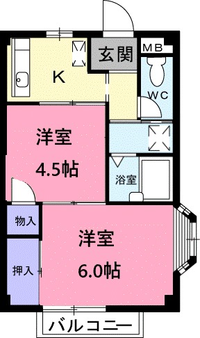 エクセレントコーポの間取り