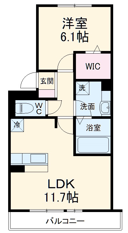 アンソレイユの間取り