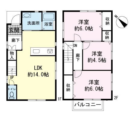 菅原借家の間取り