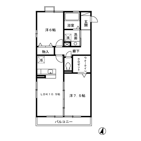 プレミールの間取り