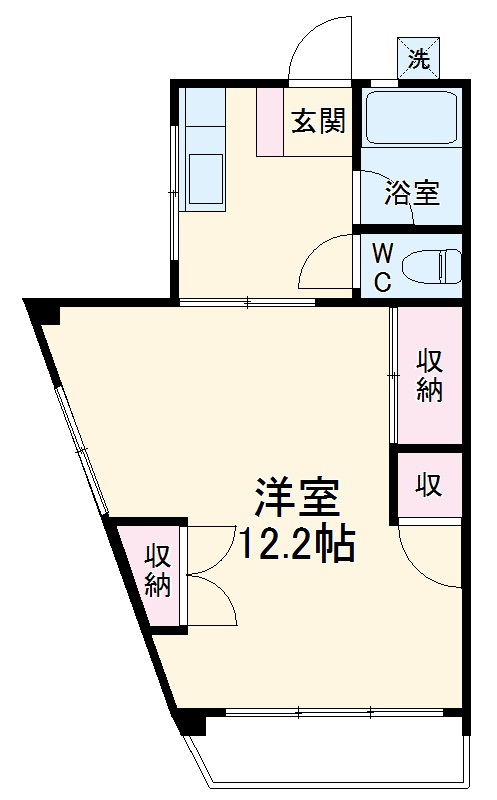 コーポタクイの間取り