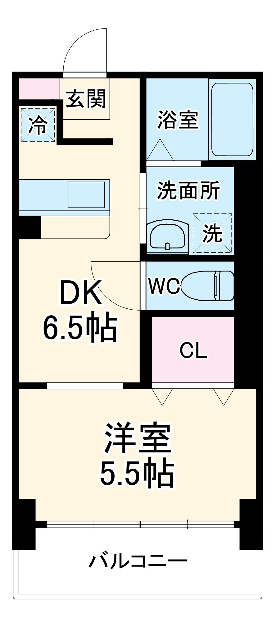 リファレンス愛宕の間取り