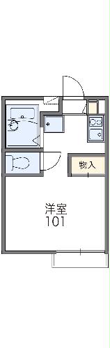レオパレスジュネス清水ヶ丘の間取り
