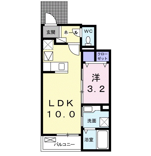 クレールの間取り