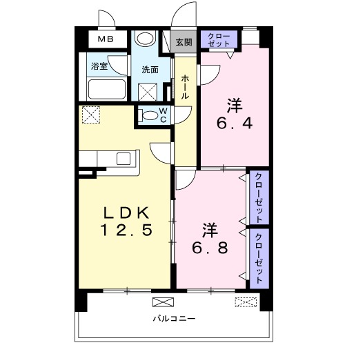 エフ レジデンスの間取り