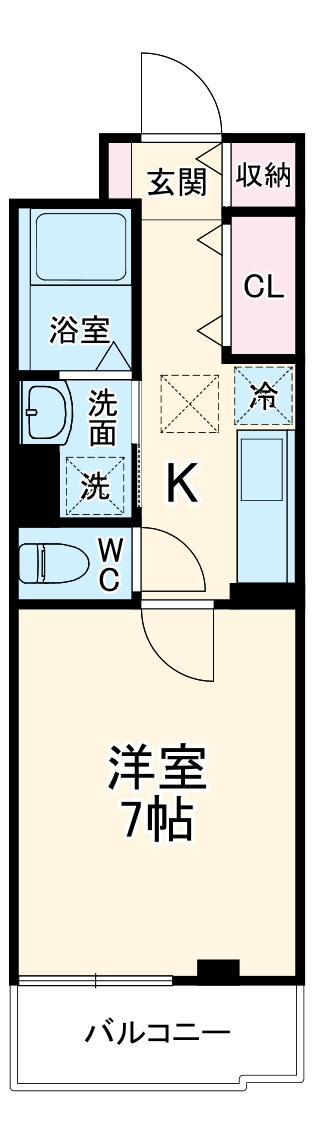 エムウッド ジェンティーレの間取り