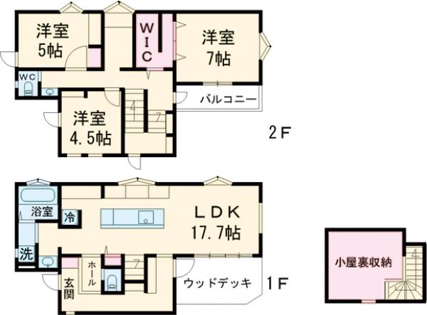 H-スクエア吉祥寺Houseの間取り