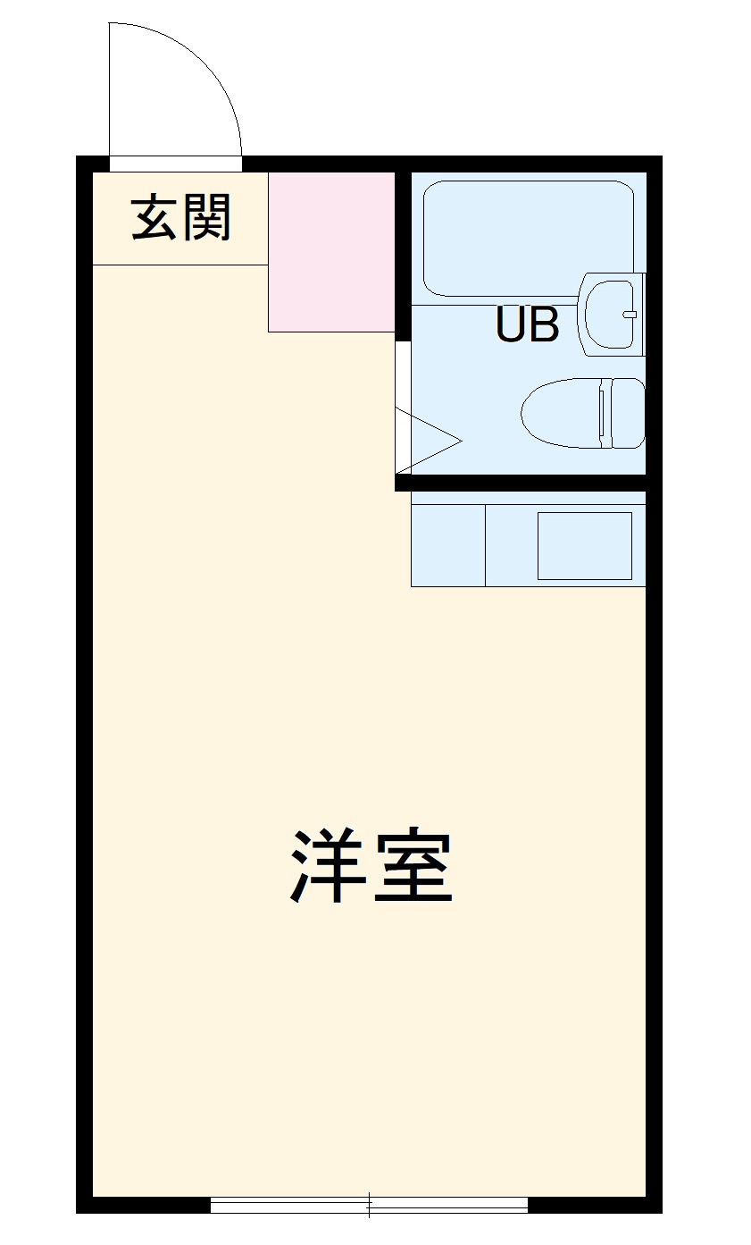 寿町の完工年月(1989年2月)築の賃貸アパートの間取り