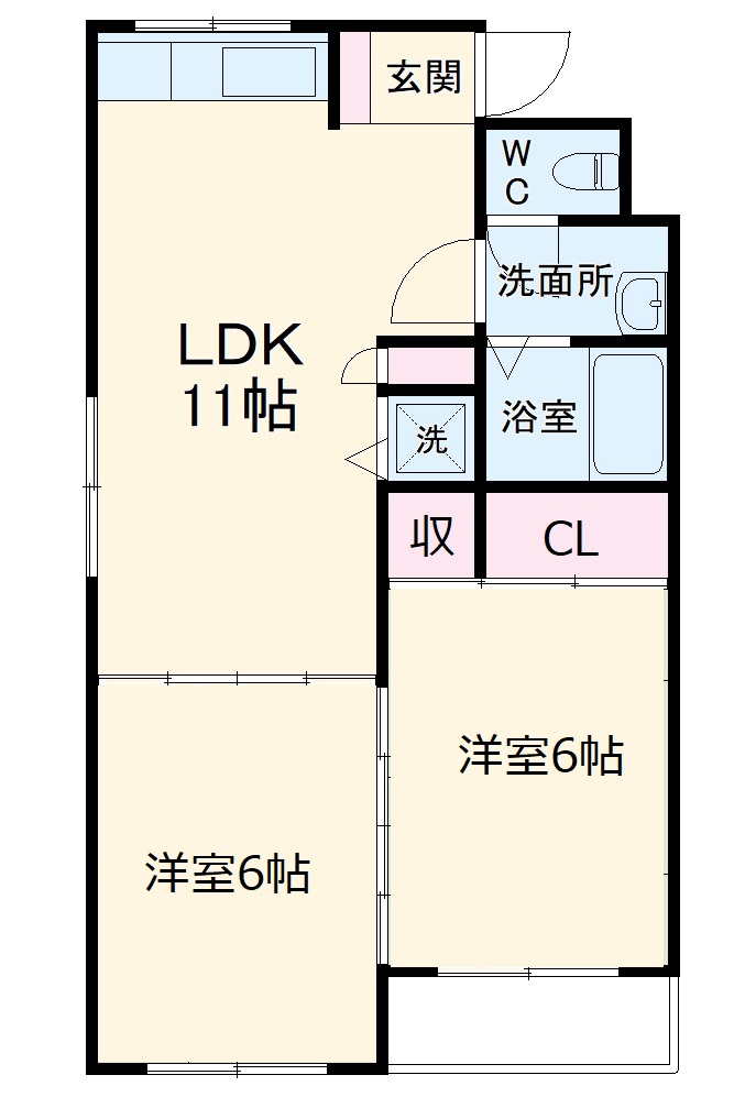 アーバンハイムINAの間取り