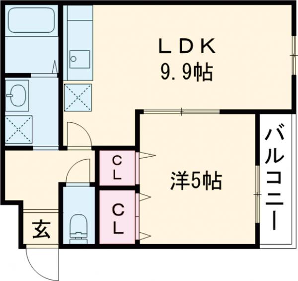 フジパレス正雀本町サウスの間取り