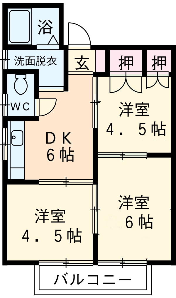 ニューライフKSの間取り