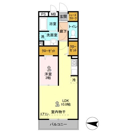クイーン・ヒルズの間取り