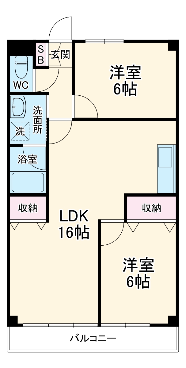 ホワイトプラザの間取り