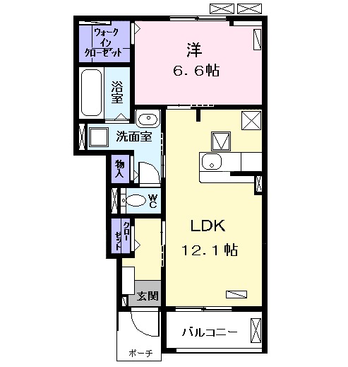 ソラリウム Bの間取り