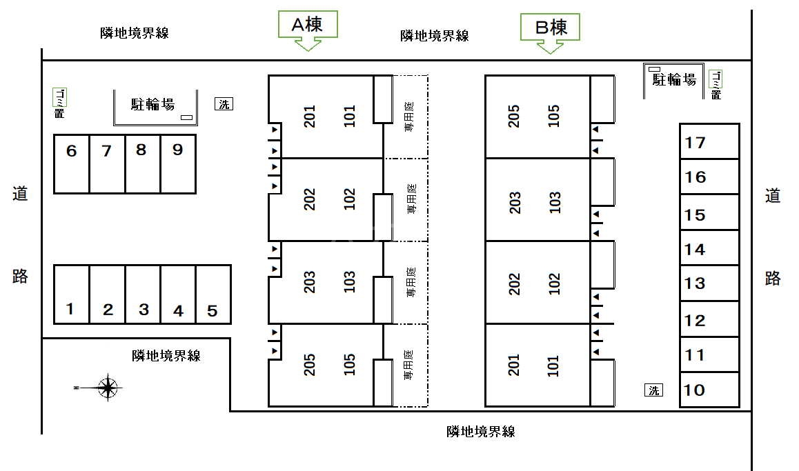 2/11 駐車場