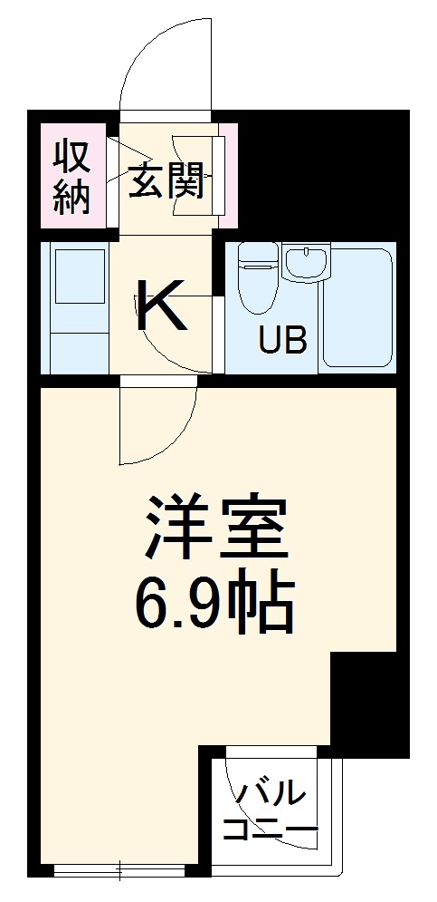 鶴見ハウスの間取り