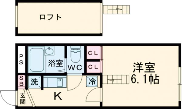 竹橋町マンションの間取り