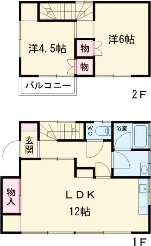 下栗町戸建の間取り