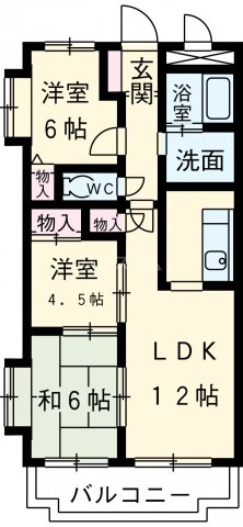 マンションソニアの間取り