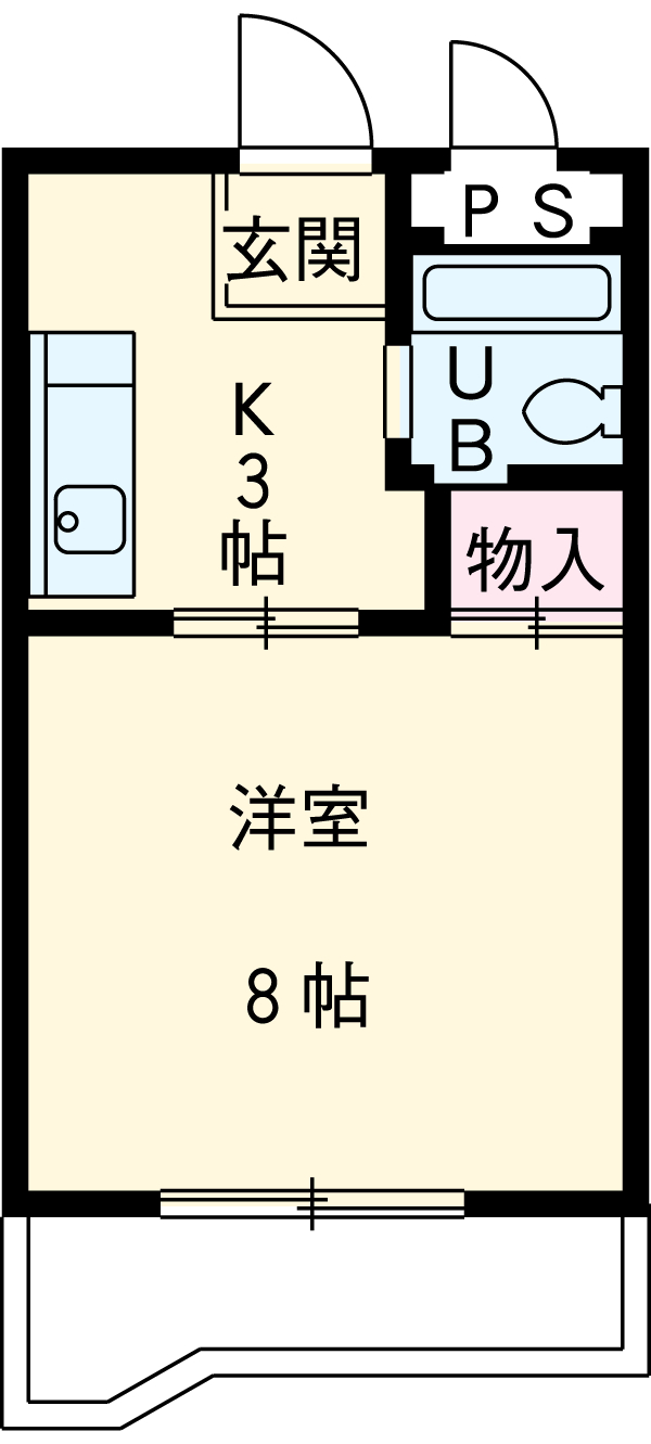 サンライズ深津の間取り