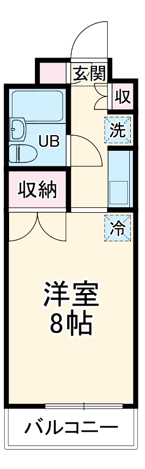 Hills Fujikawaの間取り