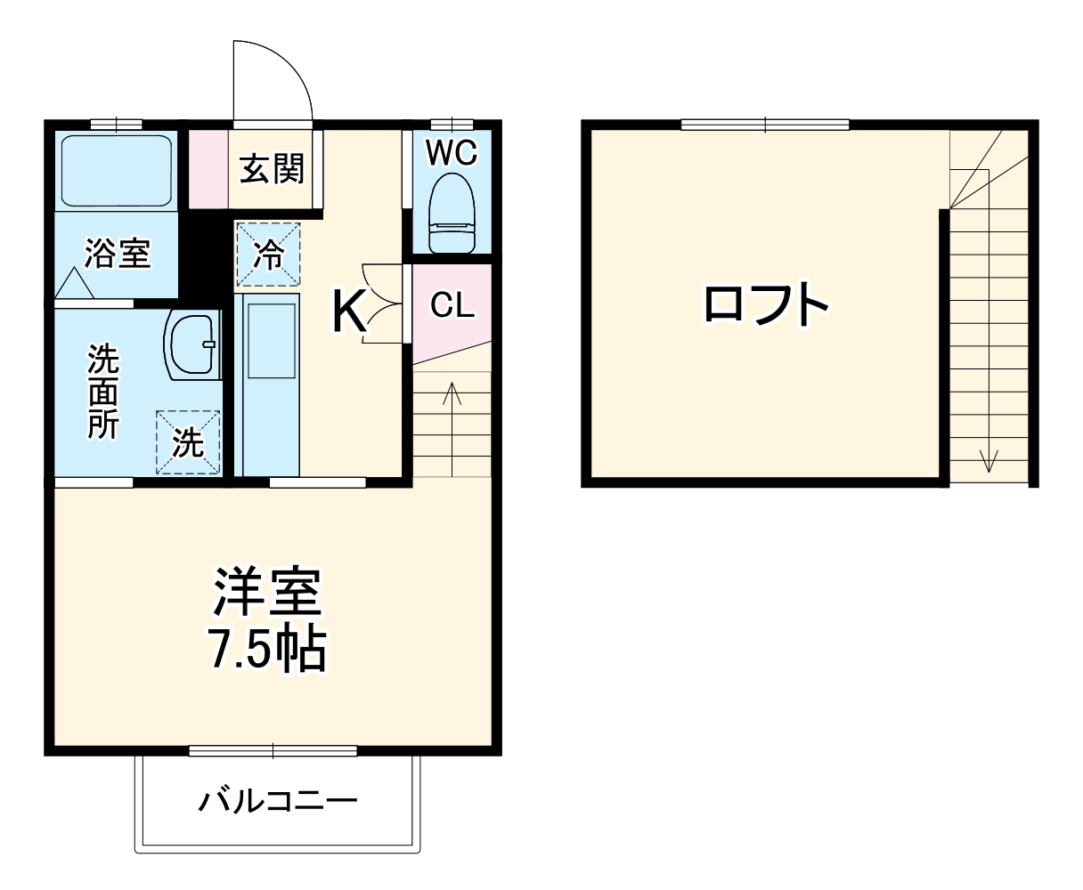 メゾン・フルールの間取り