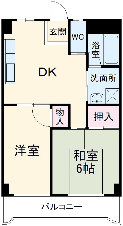 アビタシオン新瑞の間取り