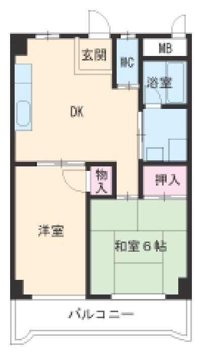 アビタシオン新瑞の間取り