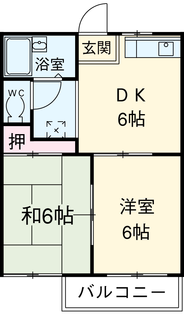 パークハウス竜美Ⅱの間取り