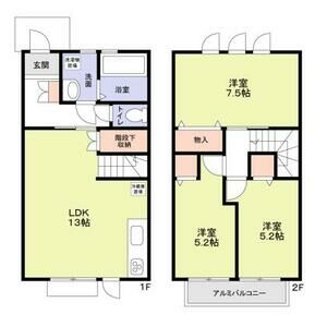 フォレストタウン忠生の間取り