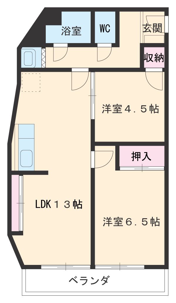 レジデンスヒルズ向台の間取り