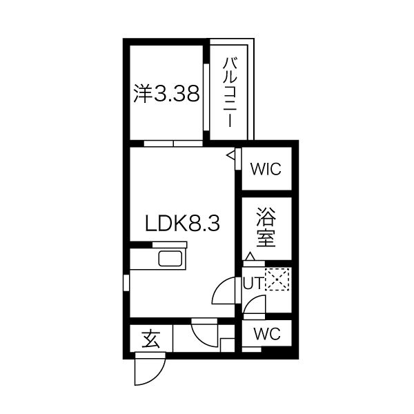 Taste八田 の間取り