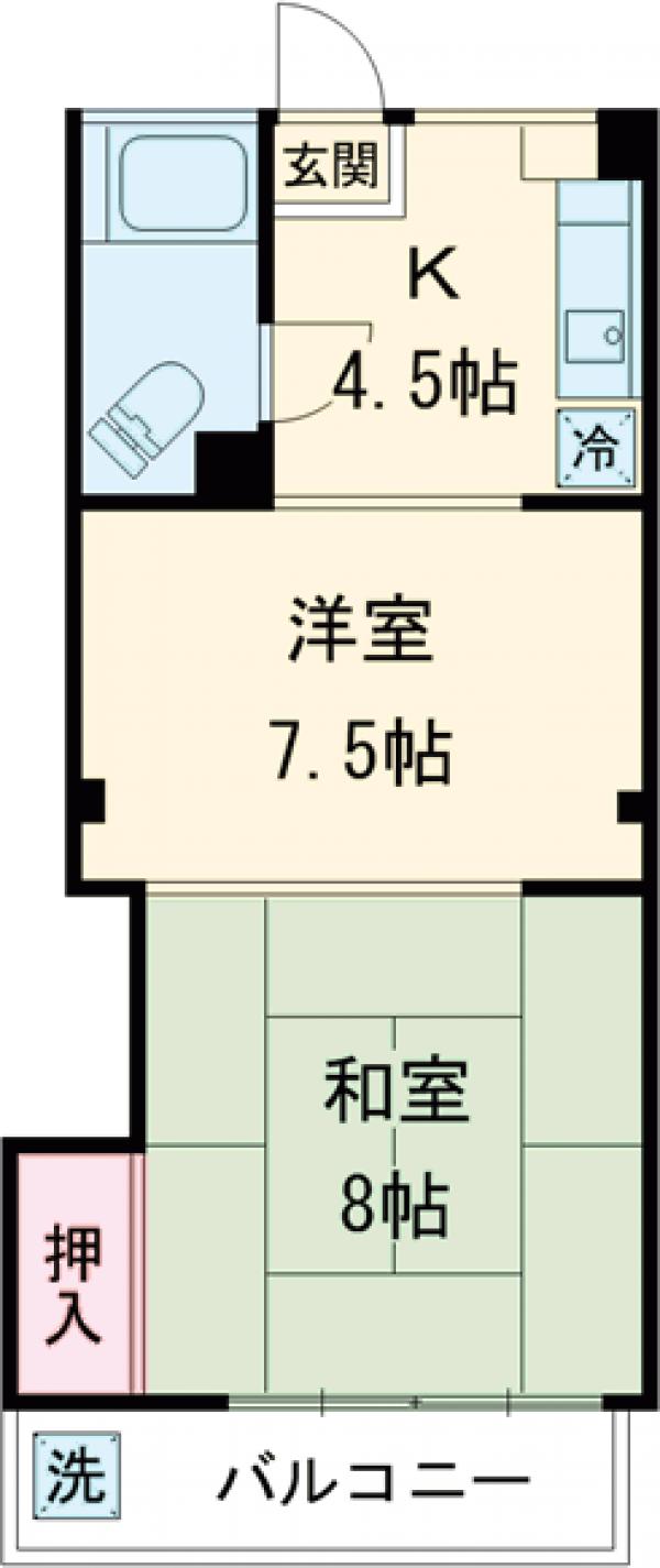 マンション美和の間取り