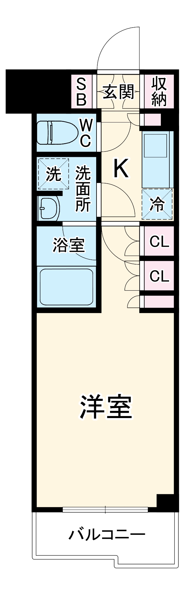 ルーブル川崎宮前平の間取り