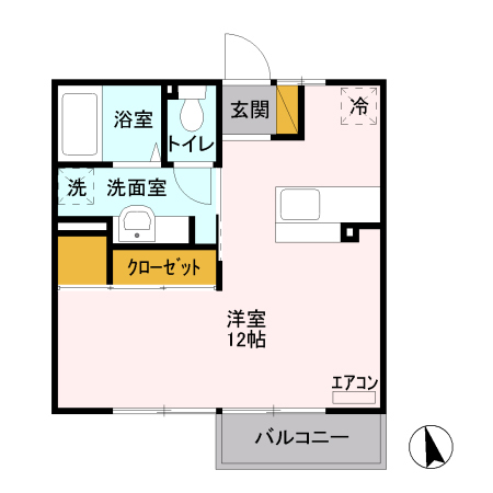 ジュエル・ド・バレー Cの間取り