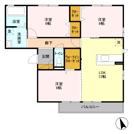 パラシオンの間取り
