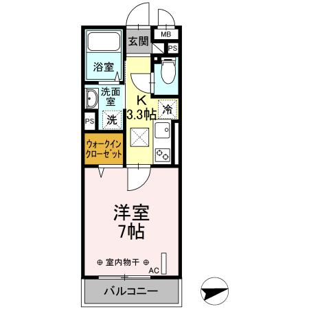 オリヴィア山手の間取り