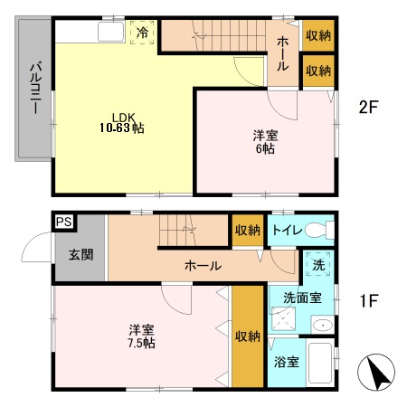 ラフィーネ(東みずほ台)Cの間取り