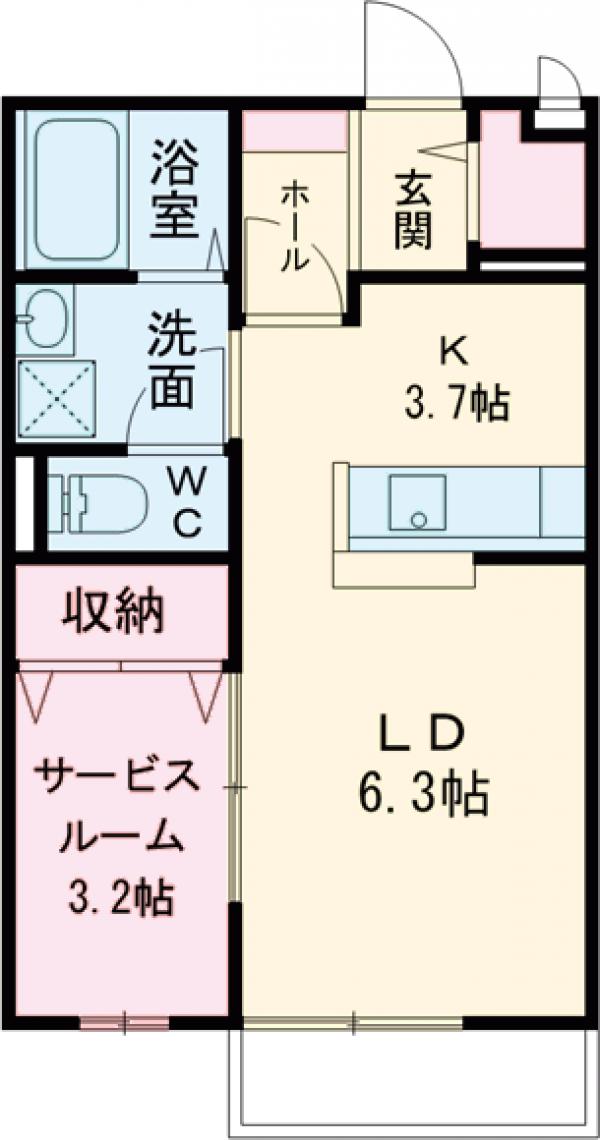 ピーチカノンの間取り