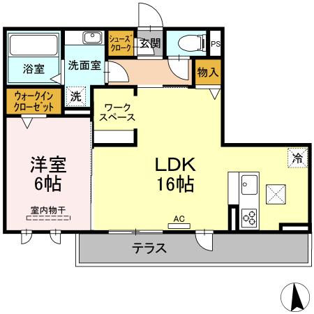 Piece monteeの間取り