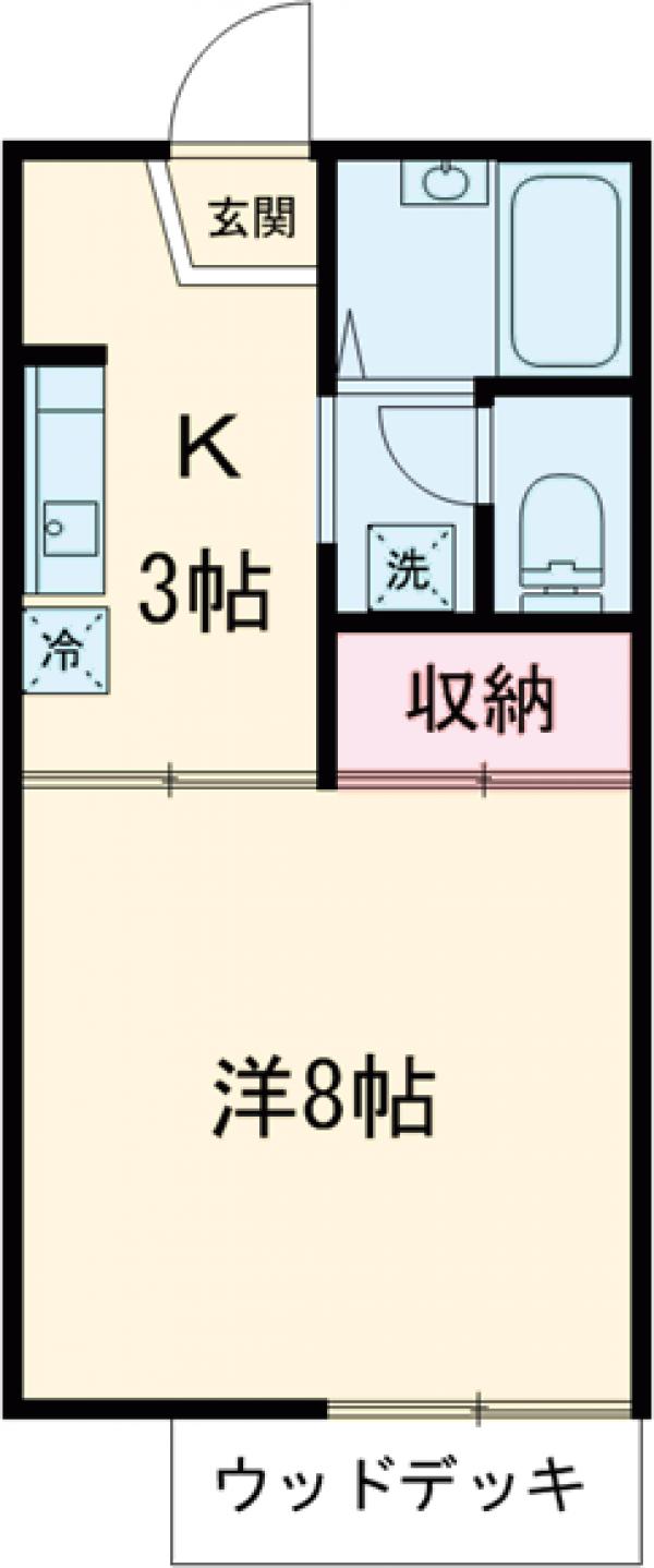 ファミーユ清鶴Ⅱの間取り