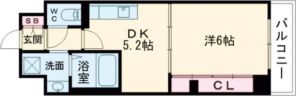 サイプレス太子道の間取り