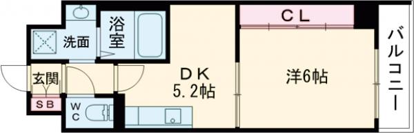 サイプレス太子道の間取り