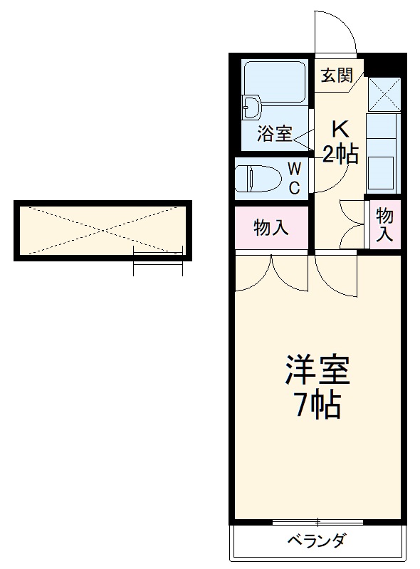 ラセーヌ柴田の間取り
