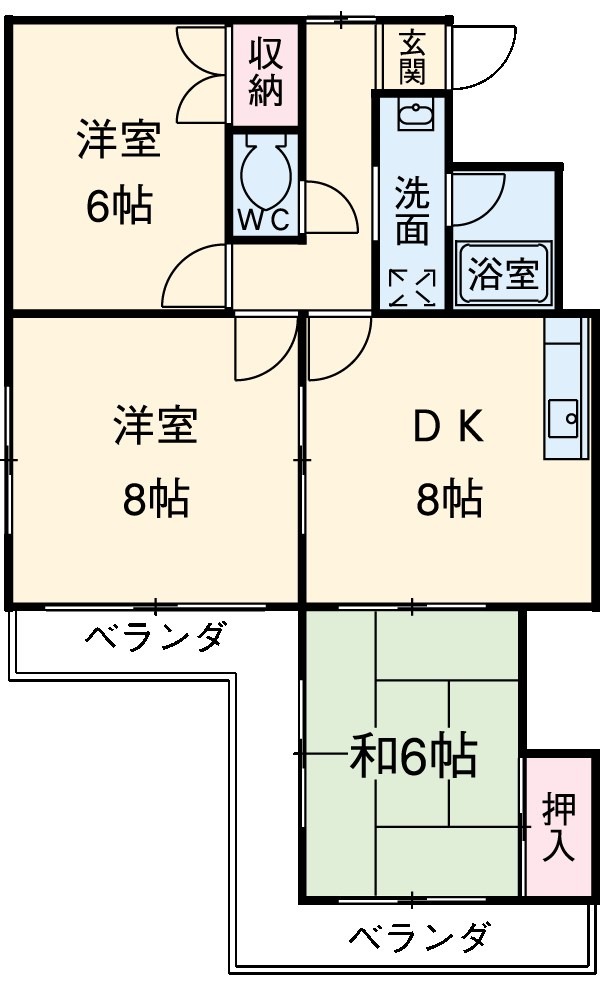 カルナハイツの間取り