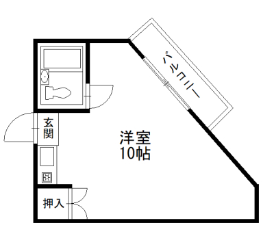瀬里奈ハイツの間取り