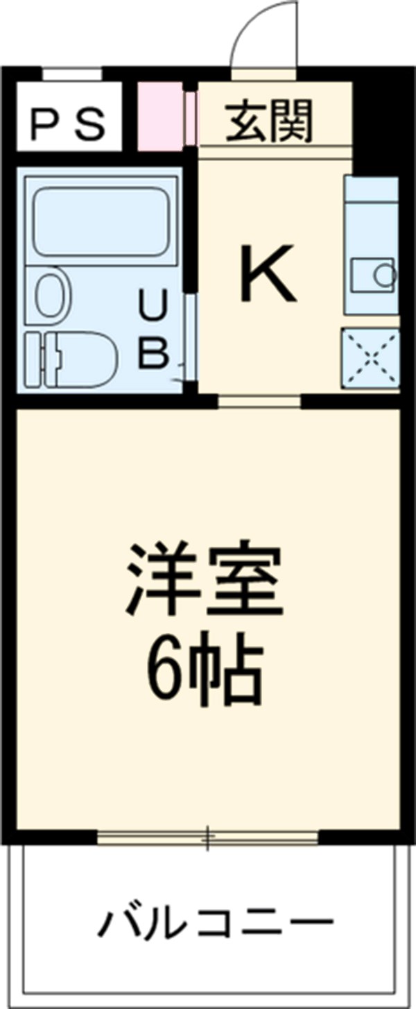 シグマース国立・3-C号室の間取り